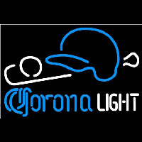 Corona Light Baseball Beer Sign Enseigne Néon