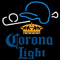 Corona Light Baseball Beer Sign Enseigne Néon