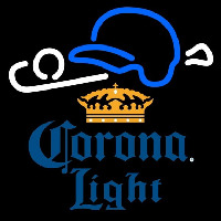 Corona Light Baseball Beer Sign Enseigne Néon