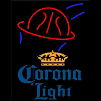 Corona Light Basketball Beer Sign Enseigne Néon