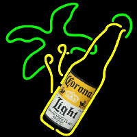 Corona Light Bottle Beer Sign Enseigne Néon