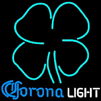 Corona Light Clover Beer Sign Enseigne Néon