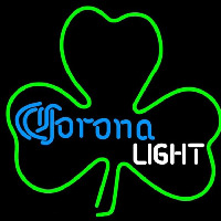 Corona Light Green Clover Beer Sign Enseigne Néon