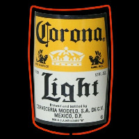 Corona Light Label Beer Sign Enseigne Néon