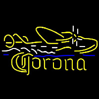 Corona Seaplane Beer Sign Enseigne Néon