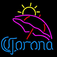Corona Umbrella Beer Sign Enseigne Néon