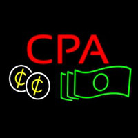 Cpa Dollars And Cents Red Enseigne Néon
