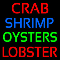 Crab Shrimp Lobster Oyster Enseigne Néon