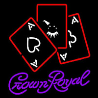 Crown Royal Ace And Poker Beer Sign Enseigne Néon