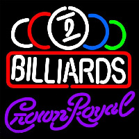 Crown Royal Ball Billiards Te t Pool Beer Sign Enseigne Néon