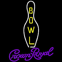 Crown Royal Bowling Beer Sign Enseigne Néon