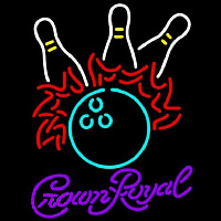 Crown Royal Bowling Pool Beer Sign Enseigne Néon