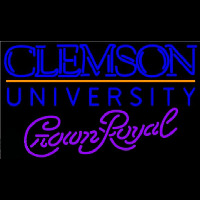 Crown Royal Clemson University Beer Sign Enseigne Néon