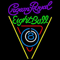 Crown Royal Eightball Billiards Pool Beer Sign Enseigne Néon