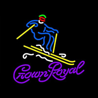 Crown Royal Logo Surfboard Beer Sign Enseigne Néon