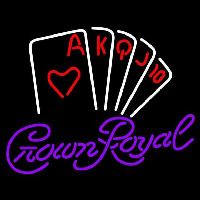 Crown Royal Poker Series Beer Sign Enseigne Néon