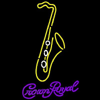 Crown Royal Yellow Sa ophone Beer Sign Enseigne Néon