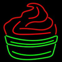 Cupcake Logo Enseigne Néon