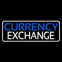Currency E change Enseigne Néon