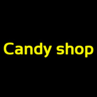 Cursive Candy Shop Enseigne Néon