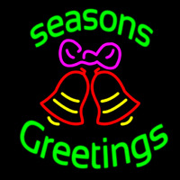 Cursive Seasons Greetings 2 Enseigne Néon