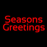 Cursive Seasons Greetings Enseigne Néon