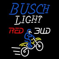 Custom Busch Light Motocross Enseigne Néon