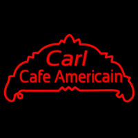 Custom Carl Cafe Americain 1 Enseigne Néon