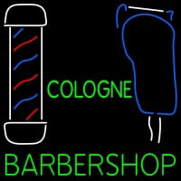 Custom Cologne Barbershop Enseigne Néon