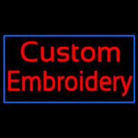 Custom Embroidery Border Enseigne Néon