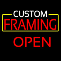 Custom Framing Open Enseigne Néon