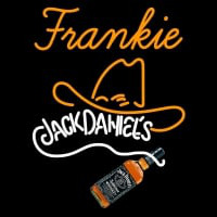 Custom Frankie Rare Jack Daniels Whiskey Cowboy Hat Enseigne Néon