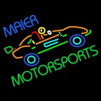 Custom Maier Motorspots Go Kart Enseigne Néon