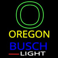 Custom Oregon Wings With Busch Light Real Neon Glass Tube Enseigne Néon