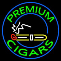 Custom Premium Cigars 1 Enseigne Néon