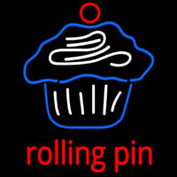 Custom Rolling Pin Cupcake 2 Enseigne Néon