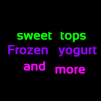 Custom Sweet Tops Frozen Yogurt And More 1 Enseigne Néon