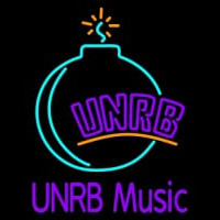 Custom UNRB Music Logo Enseigne Néon