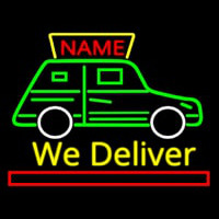 Custom We Deliver Van Enseigne Néon