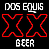 DOS Equis Beer Sign Enseigne Néon