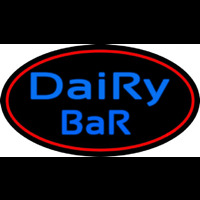 Dairy Bar With Logo Enseigne Néon