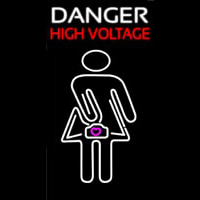Danger High Voltage Enseigne Néon