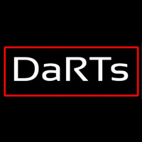 Darts With Red Border Enseigne Néon