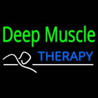 Deep Muscle Therapy Enseigne Néon