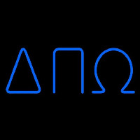 Delta Pi Omega Enseigne Néon