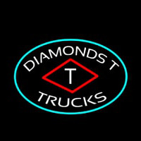 Diamond T Trucks Enseigne Néon