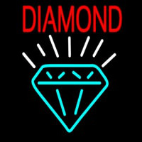 Diamond With Logo Enseigne Néon