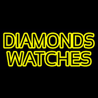 Diamonds Watches Enseigne Néon