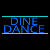 Dine Dance Enseigne Néon