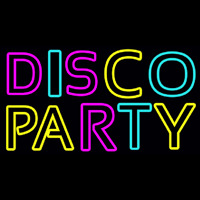 Disco Party 3 Enseigne Néon